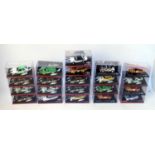 One tray containing a quantity of various Altaya/Ixo Models 1/43 scale high speed racing cars to