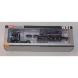 A WSI Collectables Product No. 9703 1/50 scale model of a Wilson Robert Scania R Topline 4x2 with