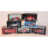 Seven various boxed mixed issue Ebbro 1/43 scale high speed racing diecasts to include an ARTA NSX