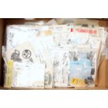 One tray containing a large quantity of various unused racing decals, transfer kits, spare parts,