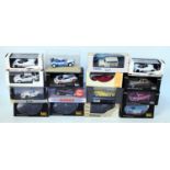 One tray containing a quantity of various mixed manufacture 1/43 scale racing cars and saloon