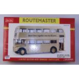 A Sunstar limited edition 1/24 scale model of a 50th anniversary of London double decker bus,