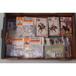 One tray containing a quantity of various Historex, Airfix and similar plastic military figure kits,