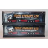 A Corgi Modern Trucks Eddie Stobart and related plastic cased diecast group to include a No. 75201