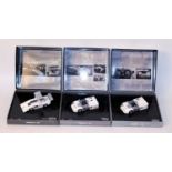 A Minichamps 1/43 scale Chapparel Collection boxed diecast group, three single issue limited edition