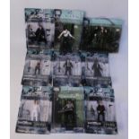 Nine various carded N2 Toys and WB Toys Matrix action figures to include Neo v. Agent Smith, The