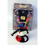 An Applause Marvel Comics Miniatures limited edition Spiderman v. Venom figurine, housed in the