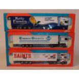 A Tekno 1/50 scale British Collection Road Transport diecast group, three examples to include a Ewan