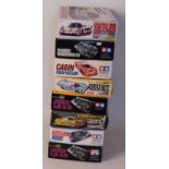 Eight various boxed 1/24 scale plastic high speed racing and sports car kits to include a Nissan