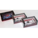 A Truescale Miniatures 1/43 scale resin high speed racing car group, three boxed as issued