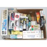 27 various boxed plastic military aircraft kits, mixed manufactures, would appear complete to