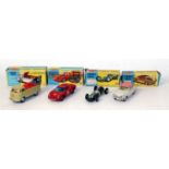 Four various boxed original Corgi Toys diecast vehicles all in original boxes, models with some