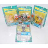 Four various carded as issued Disney Monsters Inc Hasbro Action Figures to include CE Ho Henry J