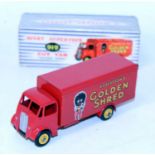 A Dinky Toys No. 919 Golden Shred Robertsons delivery van comprising of red body with yellow