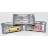 A Spark Models 1/43 scale Indianapolis Motor Speedway boxed race car group, three examples, to