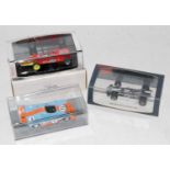 A Spark Models plastic cased 1960s and 1970s high speed racing group, three boxed as issued examples