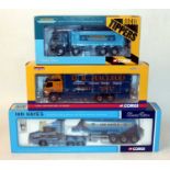 A Corgi Toys Hauliers of Renown road transport diecast group, three boxed as issued examples to