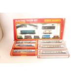 Selection of Hornby Railways items R785 'BR Freight' set containing BR blue class 25 diesel