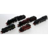 Selection of 5 LMS related locomotives, Wrenn 2-6-4 tank engine LMS black No. 2500 (G), Wrenn 0-6-