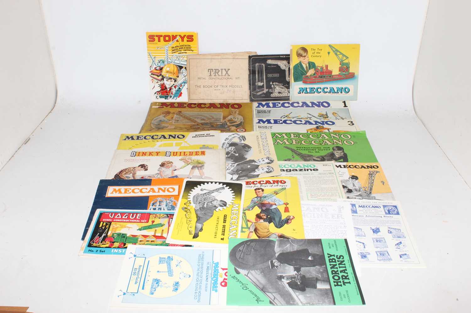 Large quantity of Meccano literature 1920s to 1960s, well used condition - Image 3 of 6