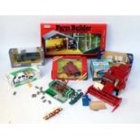 A collection of various Britains and Corgi Toys modern release farming diecast and civilian vehicles