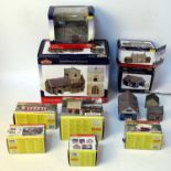 Selection of Scaledale and Scenecraft buildings ex layout use, boxes missing inner packing, Goatland
