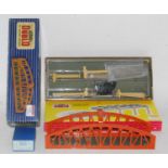 A Hornby Dublo Ref. 5006 plastic engine shed extension kit, appears complete and in clean