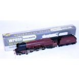 Wrenn Railways W2226 BR maroon "City of London" engine and tender with instructions (NM-BNM)