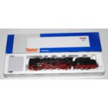 A Roco ref 63268 H0 DR black class 01 4-6-2 engine and tender DCC fitted (M-BM)