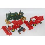 A collection of vintage and modern release tractor and farming related models to include a