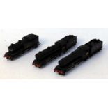 3 whitemetal kit built LNER outline locomotives, all in black livery, class V2 No. 3680 Nucast (G)