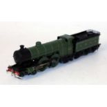 A K's kit built whitemetal 4-4-2 Atlantic engine and tender ex GNR loco finished in GN green as LNER
