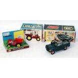 A Britains construction and military boxed diecast group to include a No. 9670 dump truck comprising