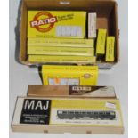 Selection of Ratio kits contents of all items not checked, early wood kit ref. 588 to make GWR