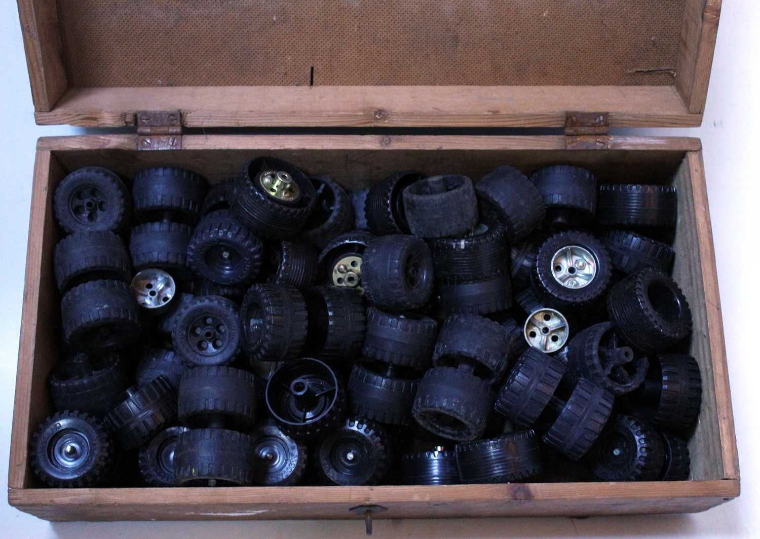 Early Meccano No. 3 storage cabinet contains a wide variety of parts in well used condition - Image 2 of 3