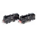 Two Trix Twin 0-4-0 freelance locos, black BR1109 Ref. 2/515 one is missing motion one side,