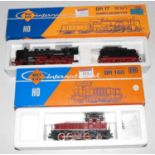 Roco H0 ref. 04115A DB black class BR17 (S10') 4-6-0 engine and tender (G-BG), together with ref.