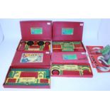 4 Meccano 1950s accessory outfits: 2A unused box lid damaged; 3A unused; 4A restrung (VG); 5A