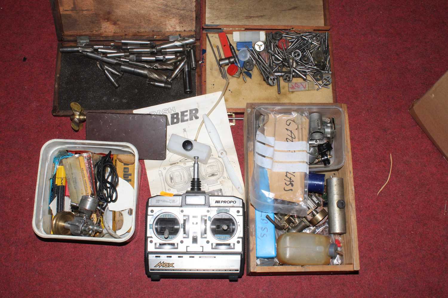One box containing a quantity of various live steam radio controlled aircraft and other steam - Image 2 of 2