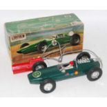 A Lincoln International plastic and battery operated model of a Lotus Indianapolis racing car