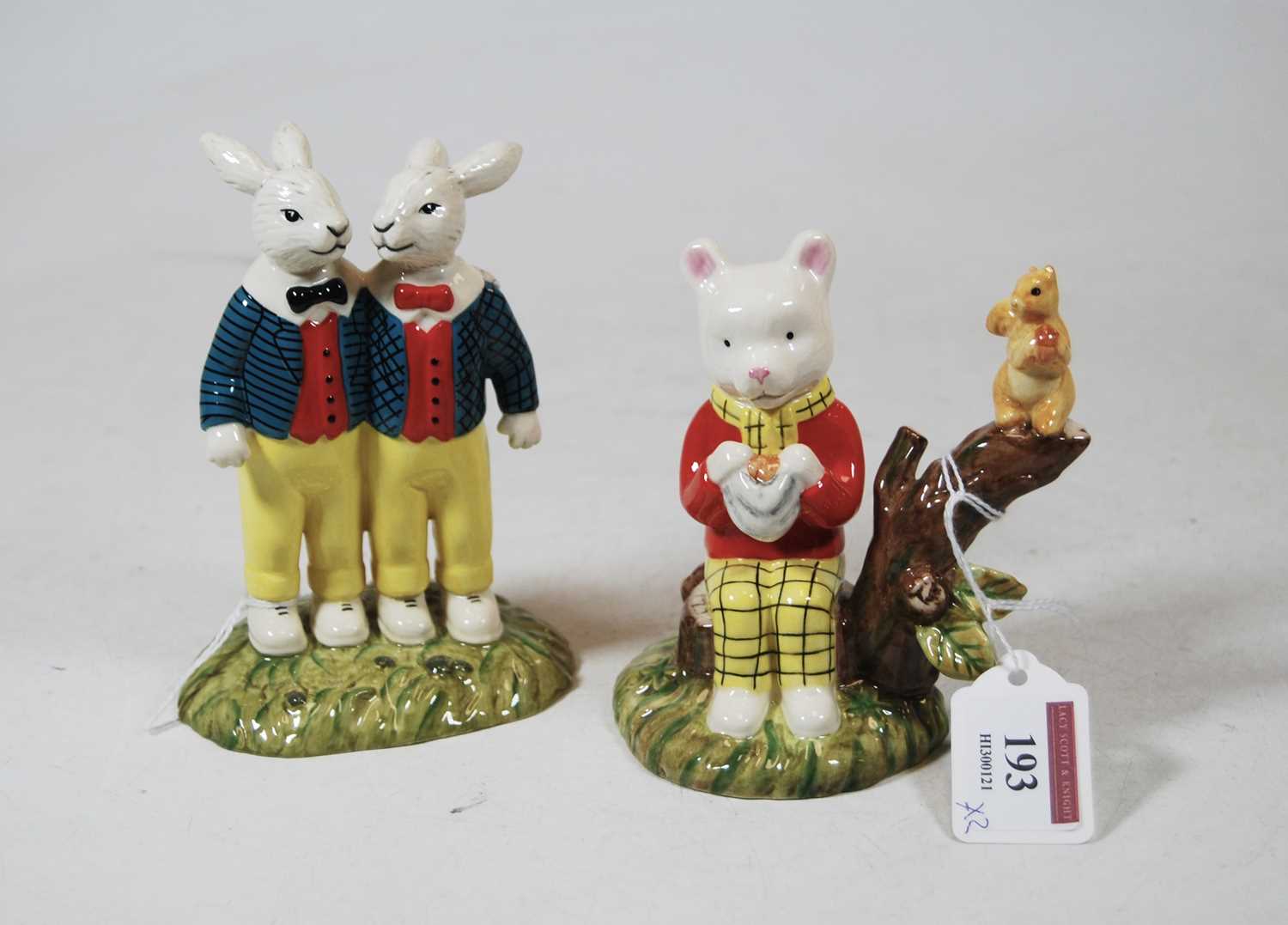A Royal Doulton figure 'We meant to put them back', RB16, boxed; together with a Royal Doulton