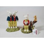 A Royal Doulton figure 'We meant to put them back', RB16, boxed; together with a Royal Doulton