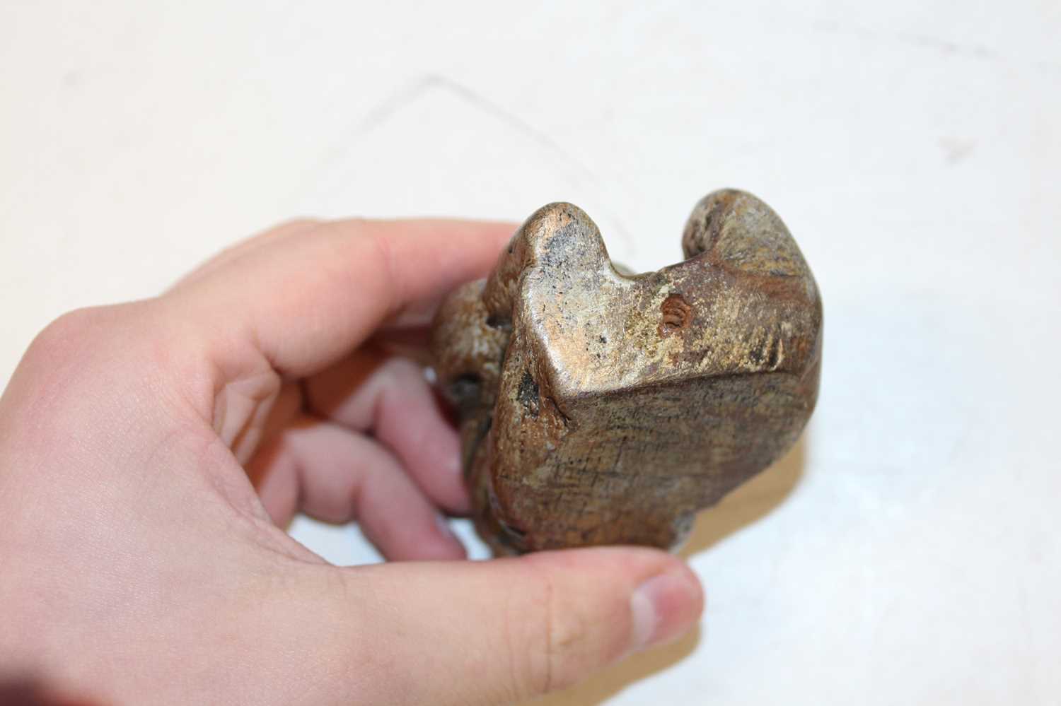 A collection of various items, to include a 19th century carved oak boar's mask, carved oak - Image 12 of 16