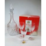 A collection of mainly boxed modern cut crystal, to include Royal Briarley decanter and stopper etc