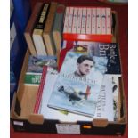 A box of various military related books, to include Albert Boer VC by Colin Pengelly, Hitler's