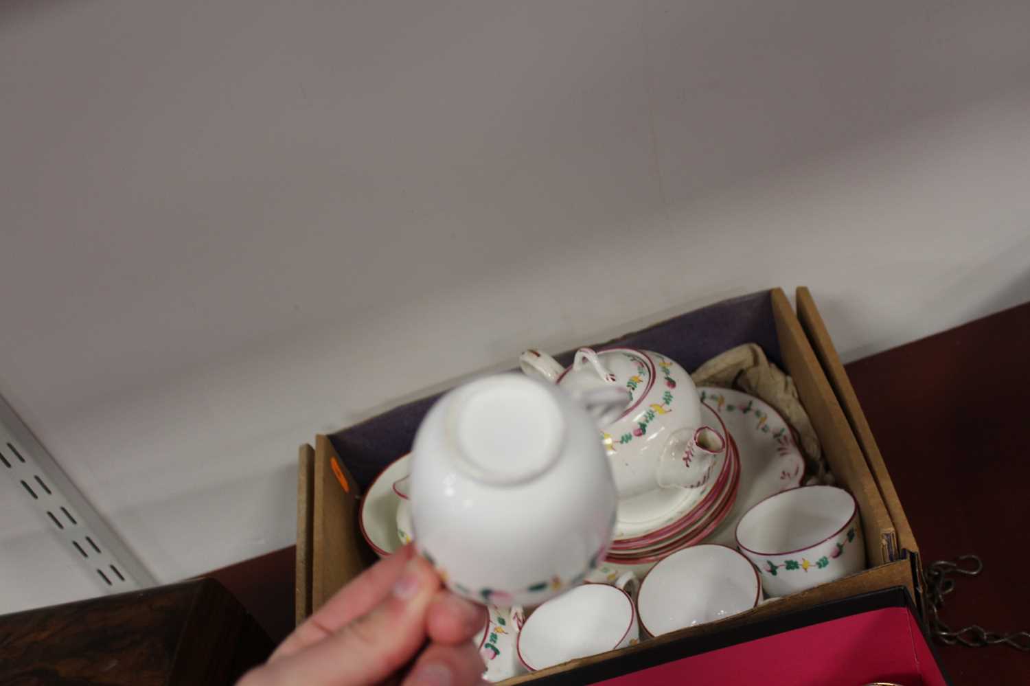 An early 20th century Sutherland porcelain part coffee service, together with another porcelain part - Image 5 of 5