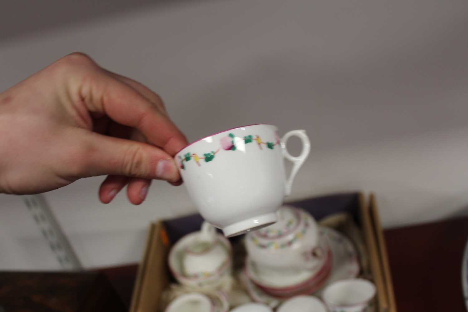 An early 20th century Sutherland porcelain part coffee service, together with another porcelain part - Image 4 of 5