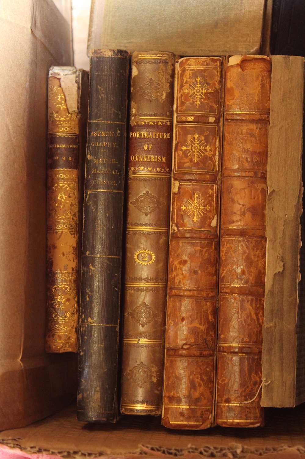 A box of 18th century and later leather bindings, to include The British Sportsman or Noble - Bild 4 aus 4