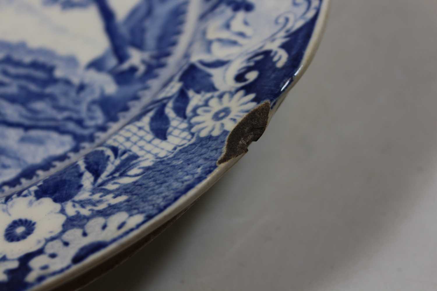 A collection of various ceramics, to include a blue and white transfer decorated dish in the - Image 7 of 7