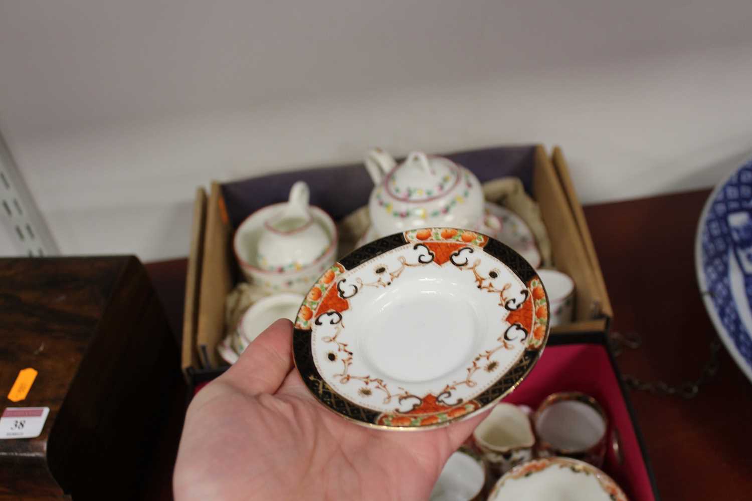 An early 20th century Sutherland porcelain part coffee service, together with another porcelain part - Image 2 of 5